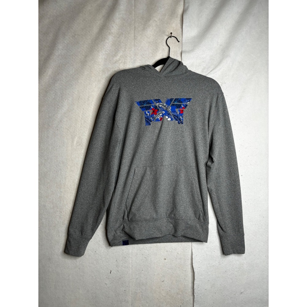 PXG Parsons Xtreme Golf Mens Gray Aloha Tropical Logo Hoodie MC24ASH2-04 XS